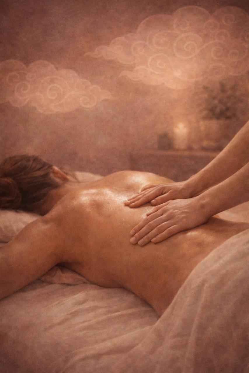 Full body massage session