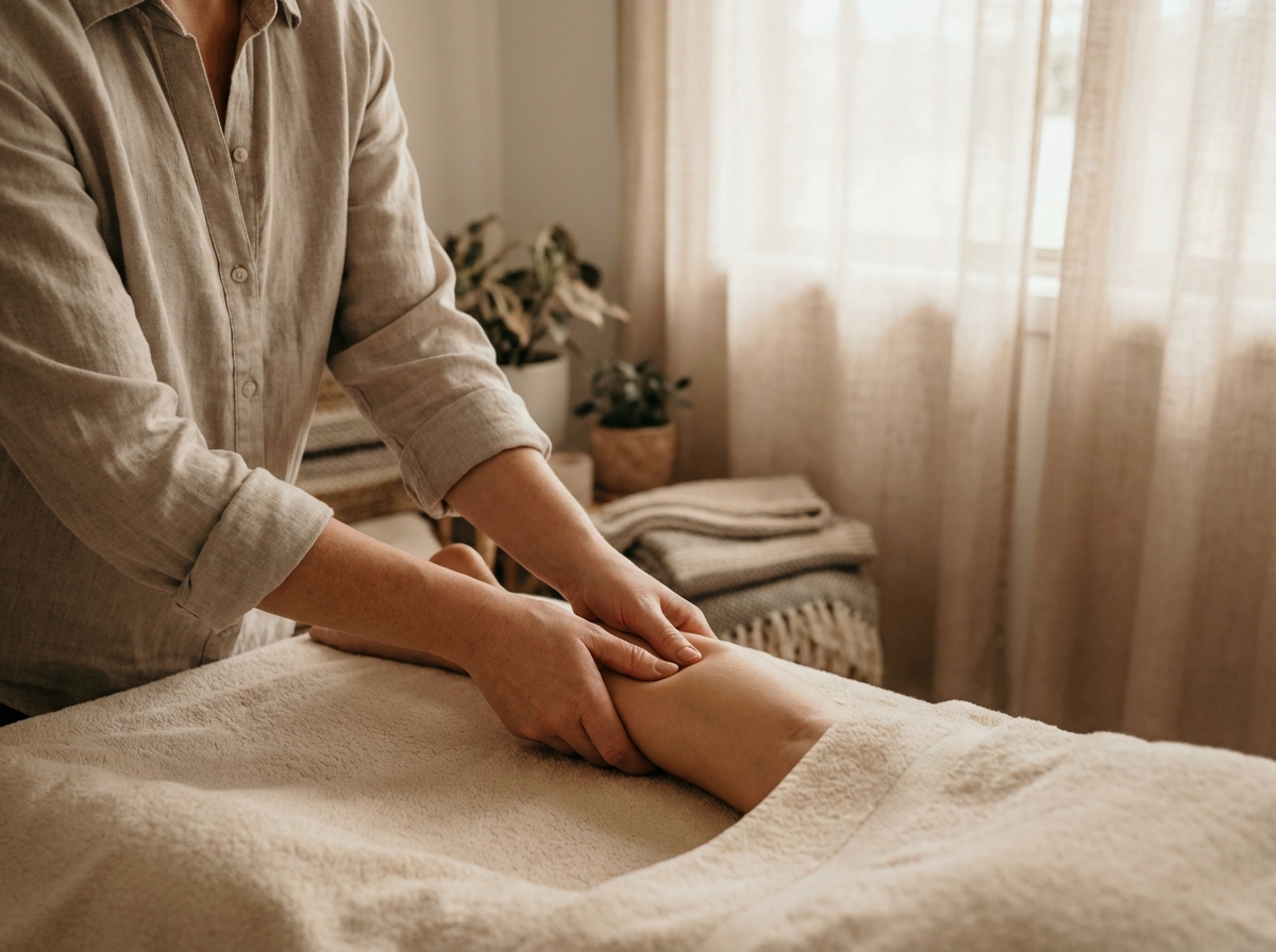 Focused area massage treatment